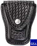 Leather Handcuff Case - Black